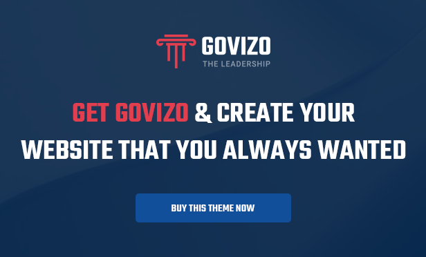 Govizo – Municipal and Government WordPress Theme